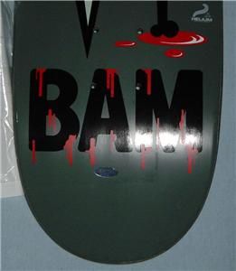Bam Margera Signed Element Skateboard Jackass 3D Star