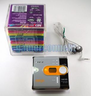 Sony Psyc MiniDisc MD Player 10 Discs Rare mz N420