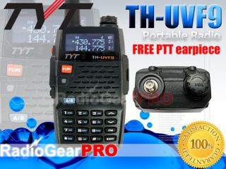 TYT TH UVF9 Dual Band Radio 136 174/400 47​0Mhz FREE earpiece + car 