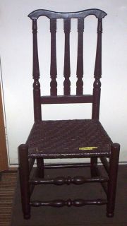 18th Century Bannister Back Side Chair Circa 1740 1810