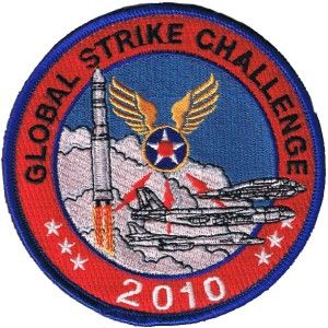 USAF Global Strike Challenge 2010 Official Emblem Patch Afgsc Bomber 