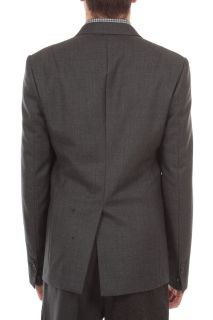 Neil Barrett New Man Jacket Blazer SZ48 BFG18 Gray 100 Wool Made in 