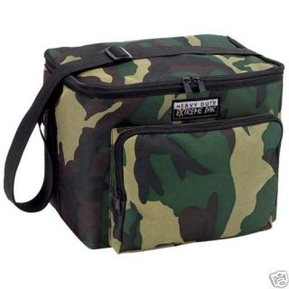 New Camo Camouflage Beer Soda Insulated Cooler Tote Bag