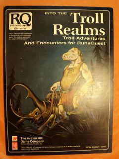 Rune Quest Into The Troll Realms The Avalon Hill