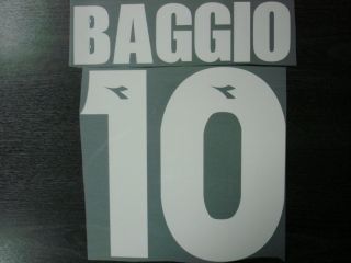 RARE Roberto Baggio 10 Bologna Home 1997 98 Name and Numbering