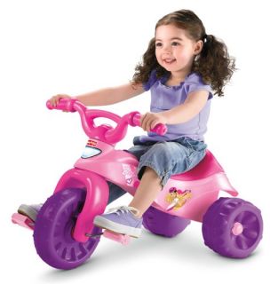 Fisher Price Barbie Tough Trike Princess Tricycle Big Wheels Bike Ride 