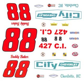 88 Buddy Baker City Chevrolet Charlotte 66 Chevelle
