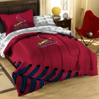   Cardinals Baseball Twin Bed in Bag MLB Laces Comforter Set