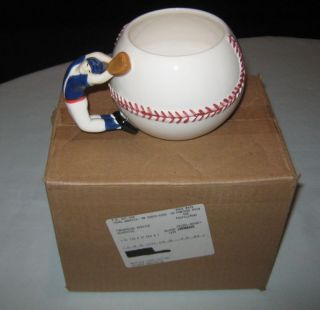 Baseball Ball Man Nestle Carnation Coffee Mate Cup Mug
