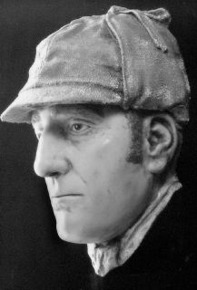 Basil Rathbone as Sherlock Holmes Life Mask Sculpture