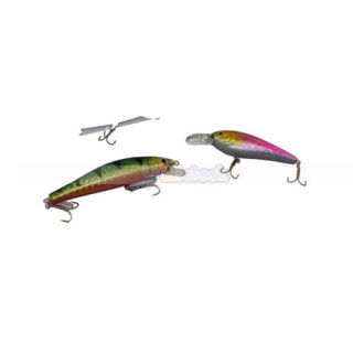 New 4 Color Bass Minnow Sinking Fishing Lures Trout