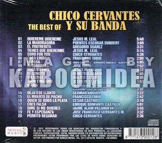 Chico Cervantes Y Su Banda The Best CD Salsa Guaguanco Boogaloo Cumbia 