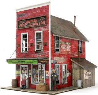 BANTA MODELWORKS Chillerys Cafe O On30 Model Railroad Structure Wood 