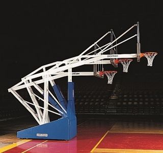   1535 Portable Goal Hoop Backstop NBA Basketball Floor Court MAKE OFFER