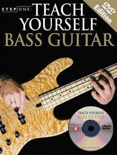 Teach Yourself Bass Guitar Beginner Lessons Book DVD
