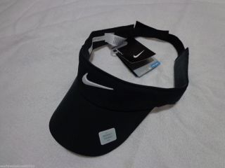New Black Nike Womens Golf Visor Hat Dri Fit Cap by Nike Golf 