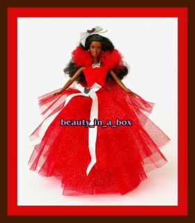 1988 Holiday Barbie African American AA Christmas Doll OOAK Original 
