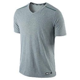 Nike Tailwind Short Sleeve V Neck Mnner Laufshirt 451266_342_A