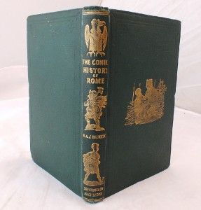 C1860 Beckett Comic History of Rome 10 Handcoloured Plates by Leech 