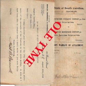   13 CSA WAR VETERANS Martin & Barnwell SIGNED DOCUMENTS SOUTH CAROLINA