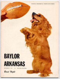   Arkansas Razorbacks Football Program Barry Switzer Waco