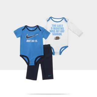  Nike Just Do It Ball Three Piece Infant Boys Bodysuit 