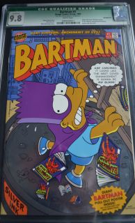 1993 1 Bartman Simpsons CGC 9 8 Matt Groening Cover Lot 530