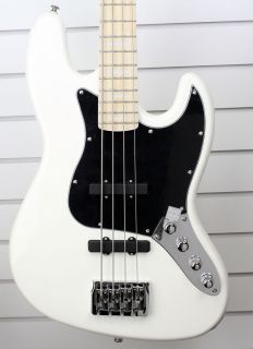 Bass Mods K4VV White 4 String Bass Bartolini pickups launch Sale 