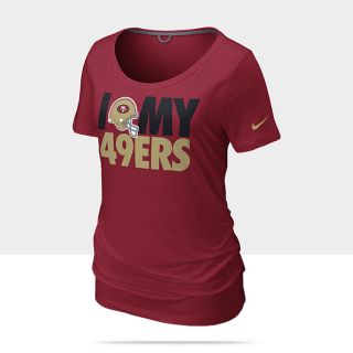  Nike Team Dedication Tri Blend (NFL 49ers) Womens T Shirt