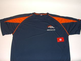   Broncos Officially NFL Licensed Coaches Crew Dry Fit Shirt   2XL