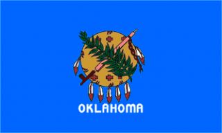 x5 Oklahoma US State Flag Outdoor Indoor Banner 3x5