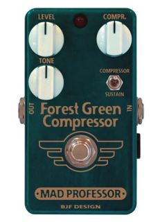 New Mad Professor Forest Green Compressor/Sustainer Pedal   Handwired 