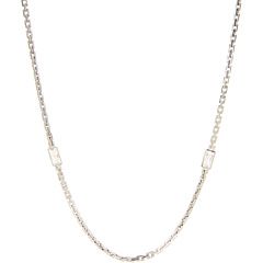 Michael Kors Very Hollywood Clear Channel Set Station Necklace 
