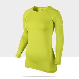 Nike Pro Hyperwarm Dri FIT Max Fitted Womens Crew 534740_347_A