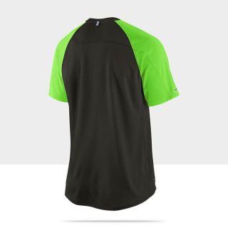 Nike Dri FIT UV Miler Short Sleeve Mens Running Shirt 404650_367_B
