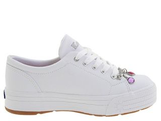 Keds Kids Glisten (Toddler/Youth) White Leather    