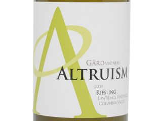 Gård Vintners 2009 Altruism Riesling 6 Pack