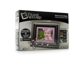 FrameWizard 8” Digital Picture Frame with Interactive Photo Software