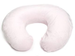 Pink/Pink Boa Slipcover over Boppy Nursing Pillow