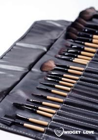 29 for Professional 24 Piece Makeup Brush Set with a Carrying Case 