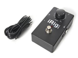 IK Multimedia iRig Stomp IP IRIG STOMP IN Pedal Style Guitar Adapter 
