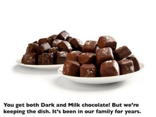 Dark and Milk Fleur de Sel Chocolate Covered Caramels – 2 lb. Box