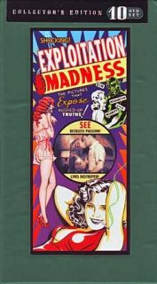 Exploitation Madness   10 Disc Set (DVD,