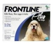 Merial Frontline Plus 6 Pack For Dogs 23
