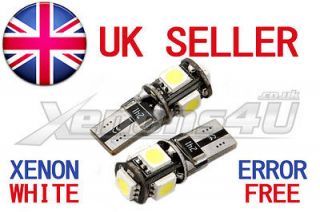 Ford Mondeo MK4 4 Canbus LED Number Plate Bulbs W5W T10 501 Error Free