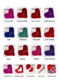Heartwarmers Mini Hot Water Bottles Fab Christmas Gifts For Him For 