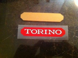1974 75 76 Ford Gran Torino Starsky replacement gas door sticker and 