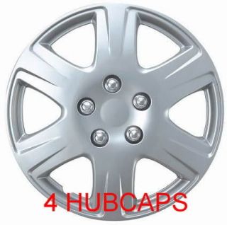 15 SET OF 4 HUBCAPS FIT 2007 TOYOTA COROLLA BRAND NEW UNIVERSAL WHEEL 
