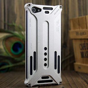 Silver Transformers Aluminum Metal Frame Bumper Case cover for iPhone 
