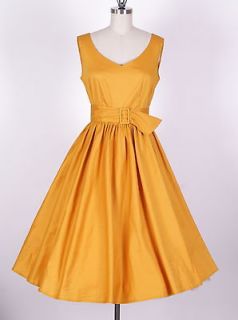 50s Audrey Hepburn Style Ginger Dress Size XL Pinup Vintage Swing